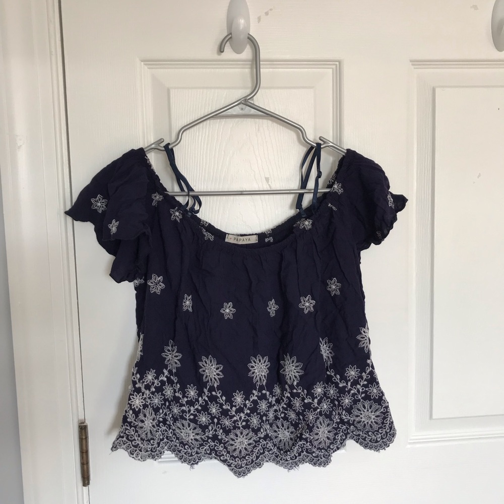 Off the shoulder top